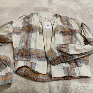 Brand new free people bomber jacket